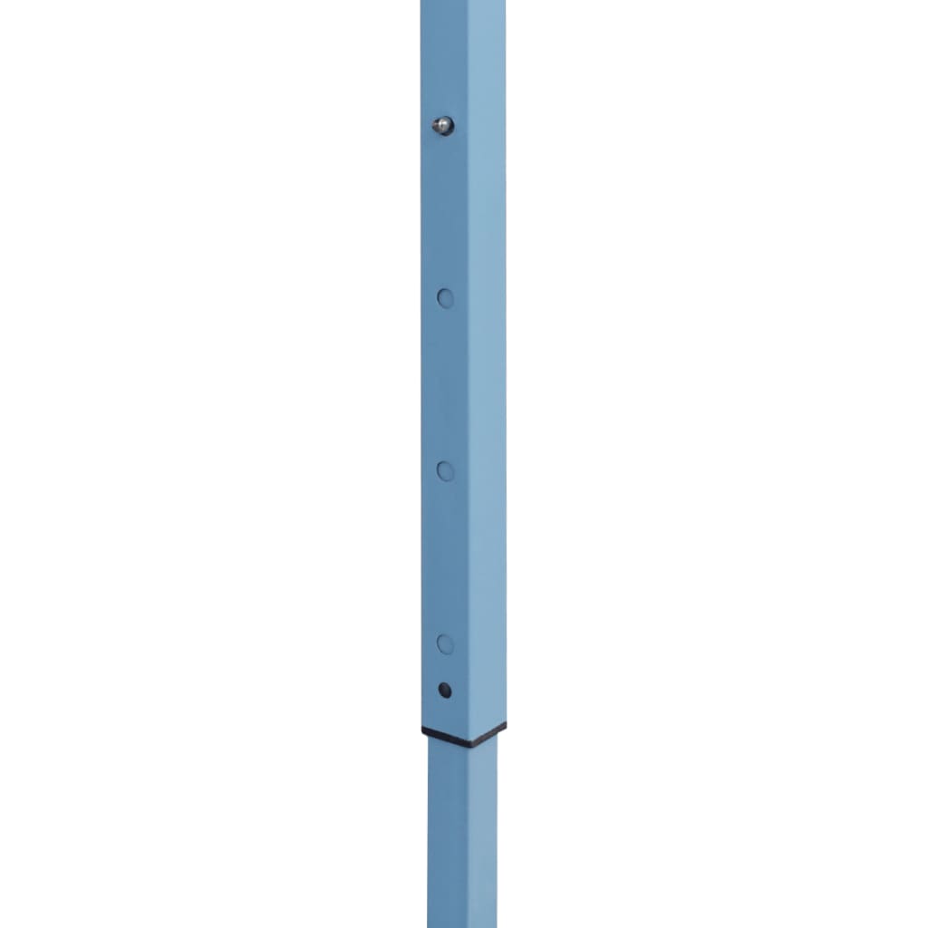 Skládací nůžkový stan s 8 bočními stěnami 3 x 9 m bílý