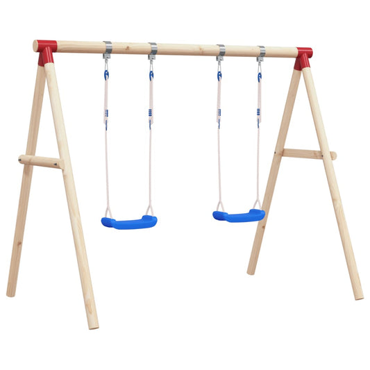 Houpačkové sedáky s lany 2 ks modré 38 x 16 cm polyethylen