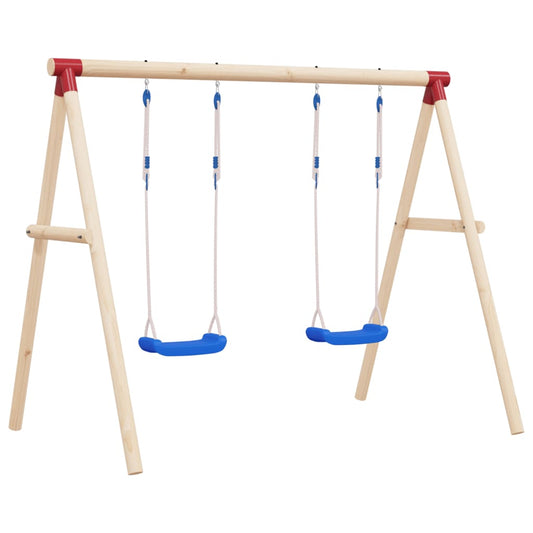 Houpačkové sedáky s lany 2 ks modré 37 x 15 cm polyethylen