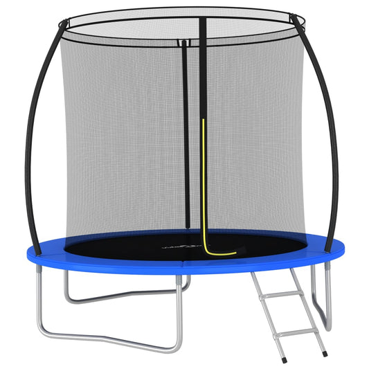 Trampolína s příslušenstvím kulatá 244 x 55 cm 100 kg