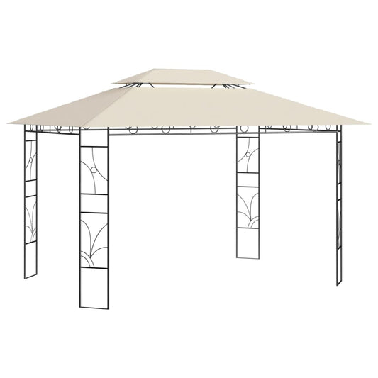 Altán 4 x 3 x 2,7 m krémový 160 g/m²