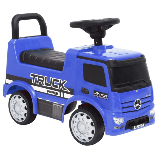 Odrážedlo Mercedes-Benz náklaďák modré