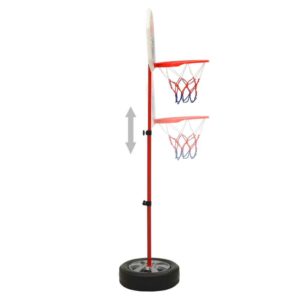 Přenosná basketbalová hrací sada nastavitelná 120 cm
