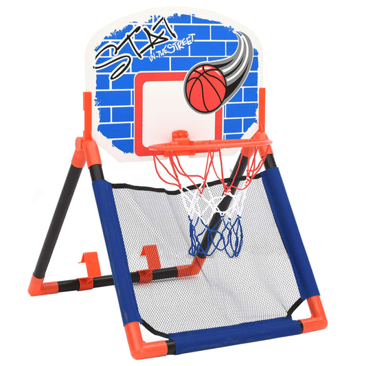 Dětská multifunkční basketbalová hrací sada na zem i na dveře