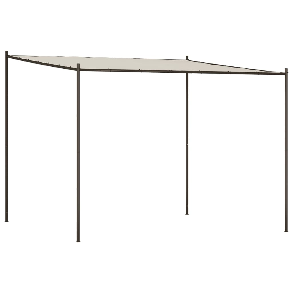 Altán taupe 3 x 3 m 180 g/m² hliník a ocel