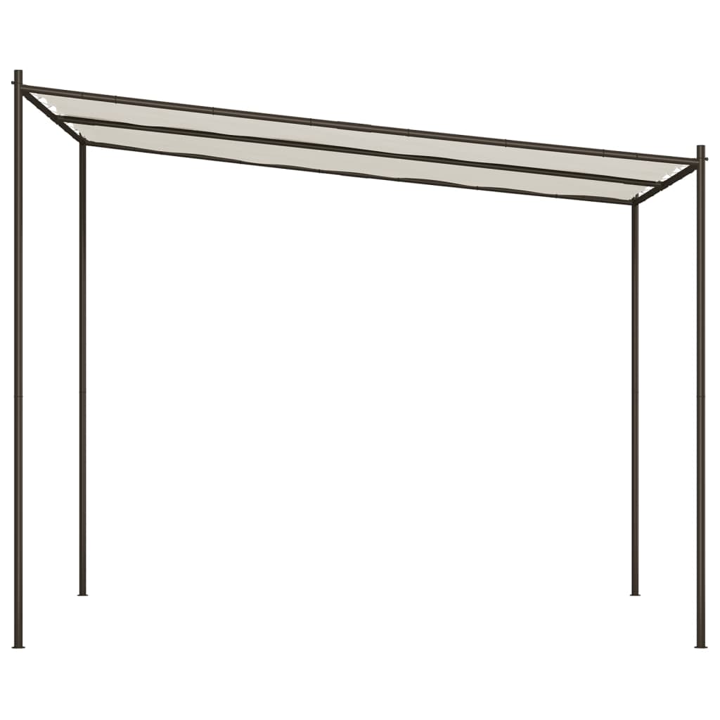 Altán taupe 3 x 3 m 180 g/m² hliník a ocel
