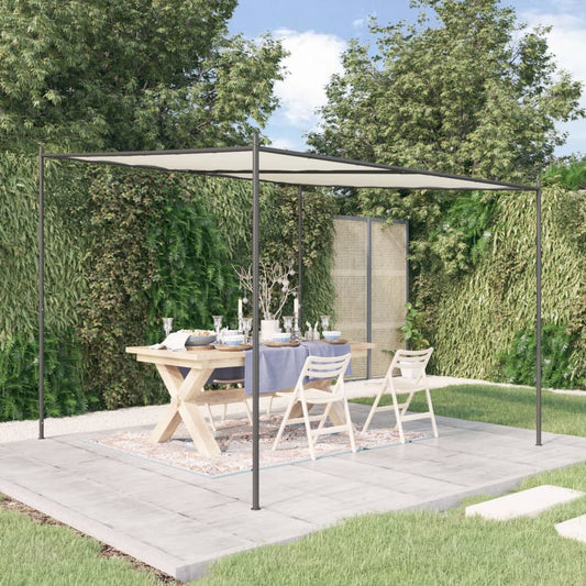 Altán taupe 3 x 3 m 180 g/m² hliník a ocel