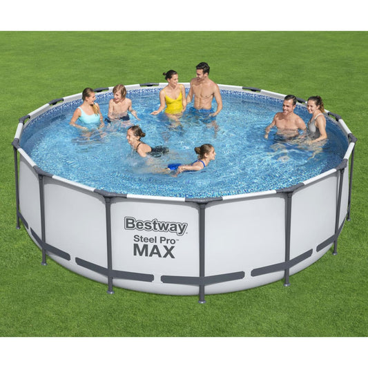Bestway Bazén Steel Pro MAX s příslušenstvím kulatý 457 x 122 cm