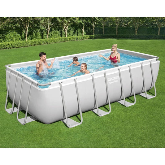 Bestway Bazénový set Power Steel obdélníkový 488 x 244 x 122 cm