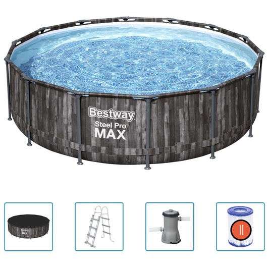 Bestway Bazén Steel Pro MAX s příslušenstvím kulatý 427 x 107 cm