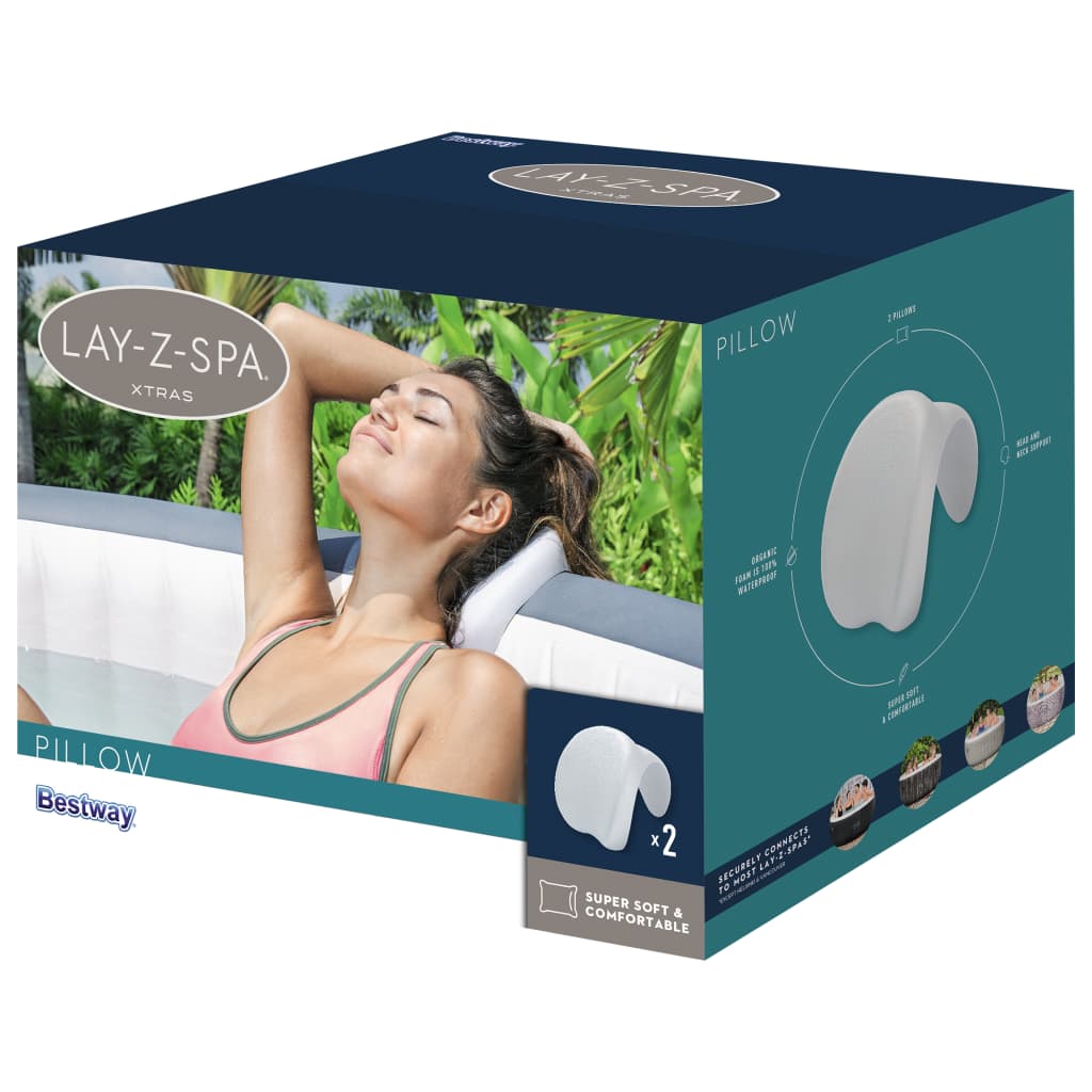 Bestway Lay-Z-Spa Polštář do vířivky 25 x 19,5 x 17,5 cm
